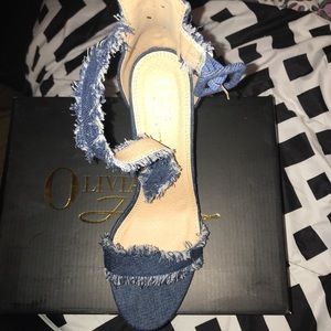 Denim Heels